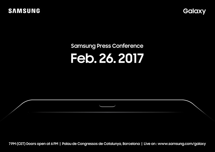 Samsung приглашает на анонс планшета к MWC 2017