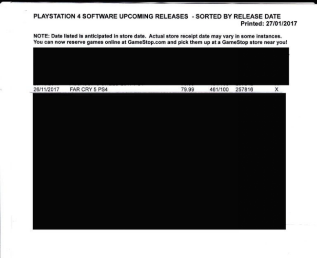 Far Cry 5 может появиться 26 ноября 2017 года