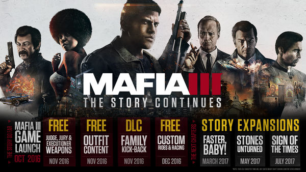 Появились подробности трех сюжетных дополнений к Mafia III