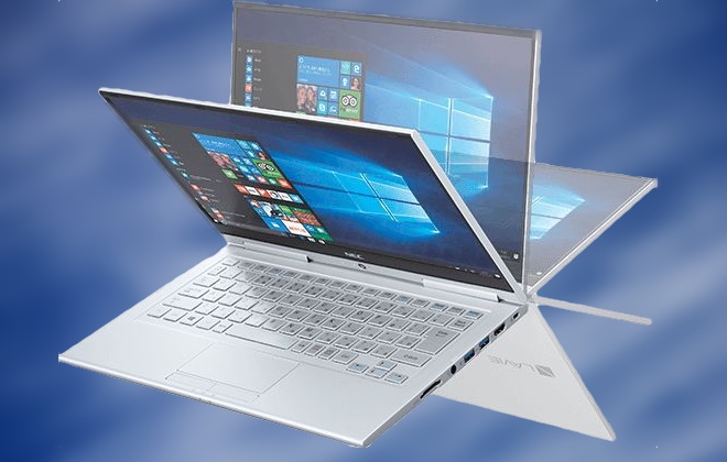 Ноутбук-перевертыш NEC LaVie Hybrid Zero весит 769 граммов