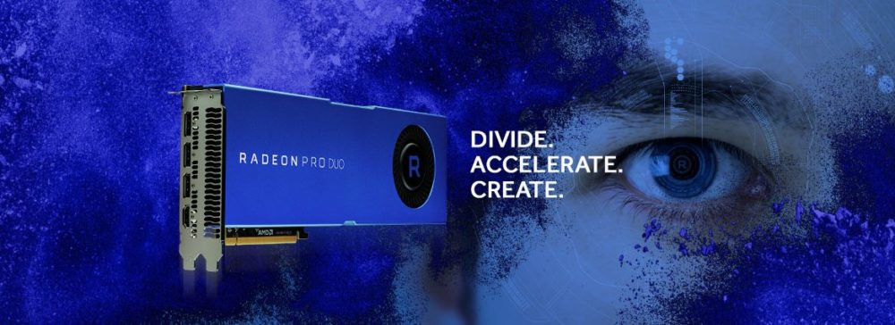 AMD  представила Radeon Pro Duo с двумя чипами Polaris