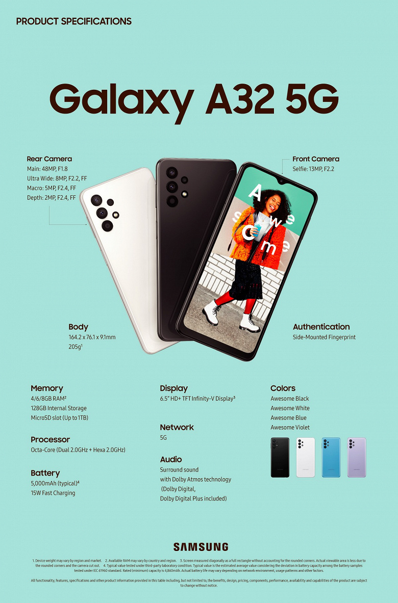 Samsung     5G- Galaxy A32 5G