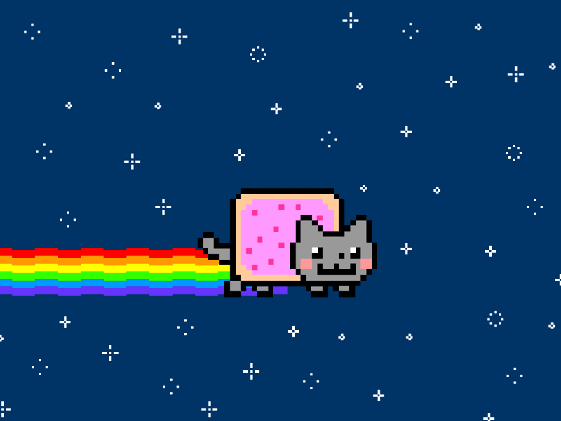  GIF-   Nyan Cat   