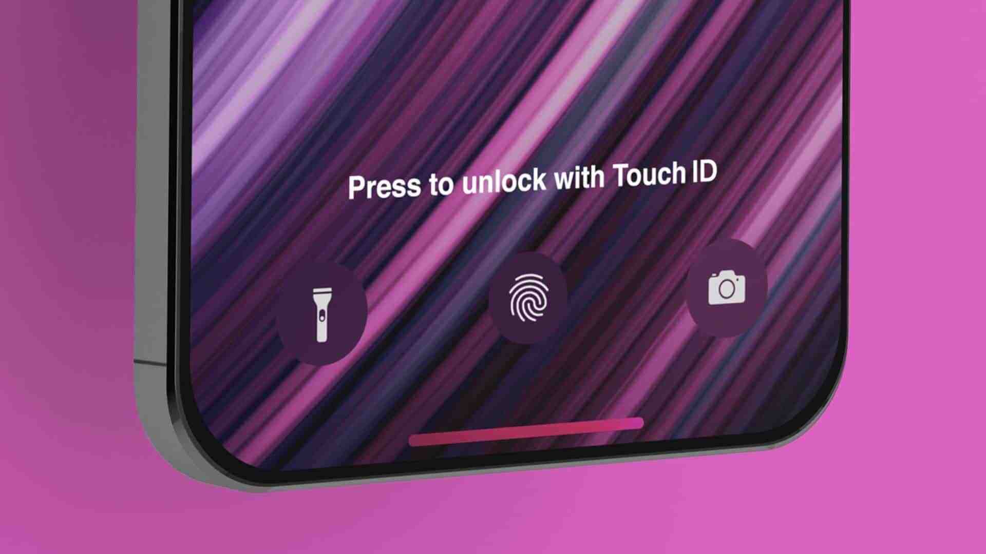  iPhone 2021    Touch ID
