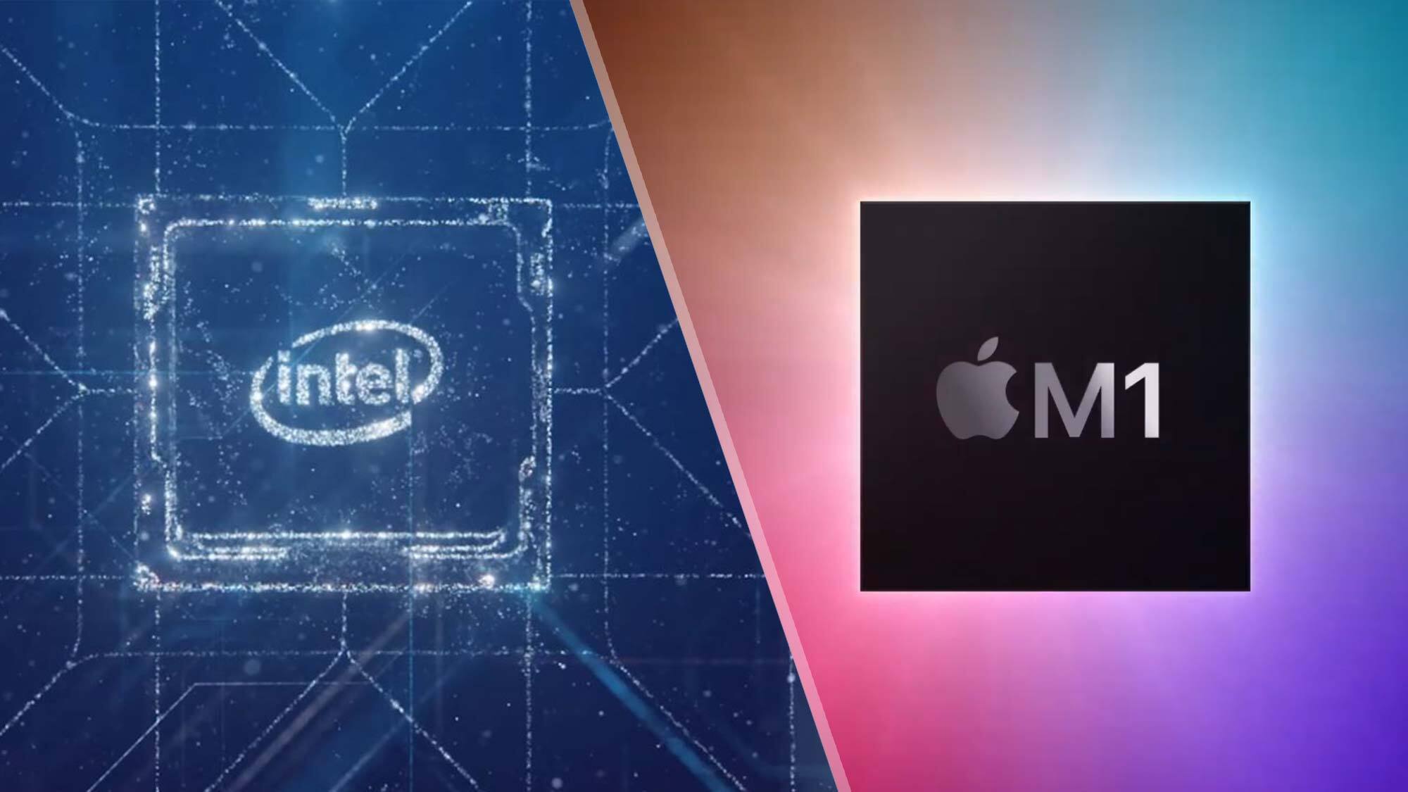 Intel      Apple    M1