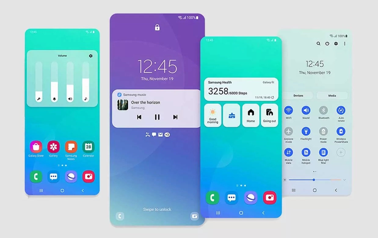   Samsung    One UI   Android 12   