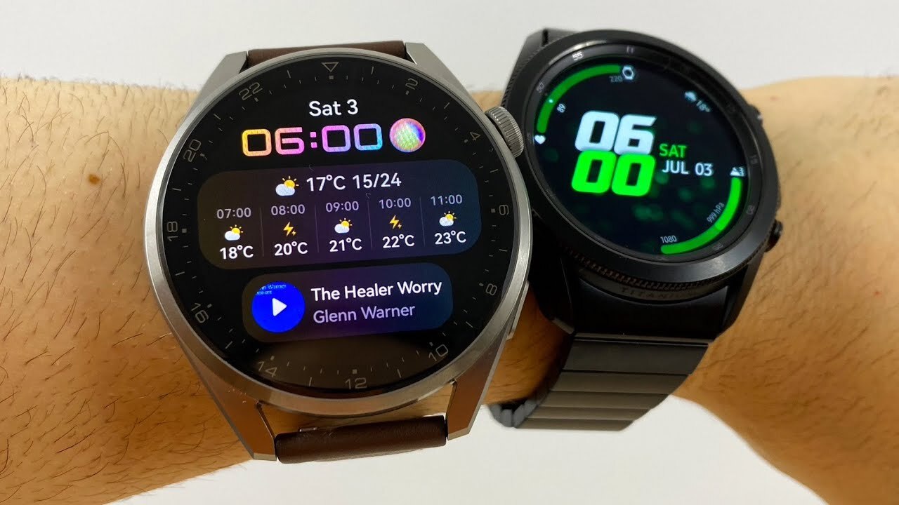 Samsung    Android  Huawei   Galaxy Watch 4