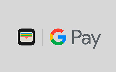    Apple Pay  Google Pay   