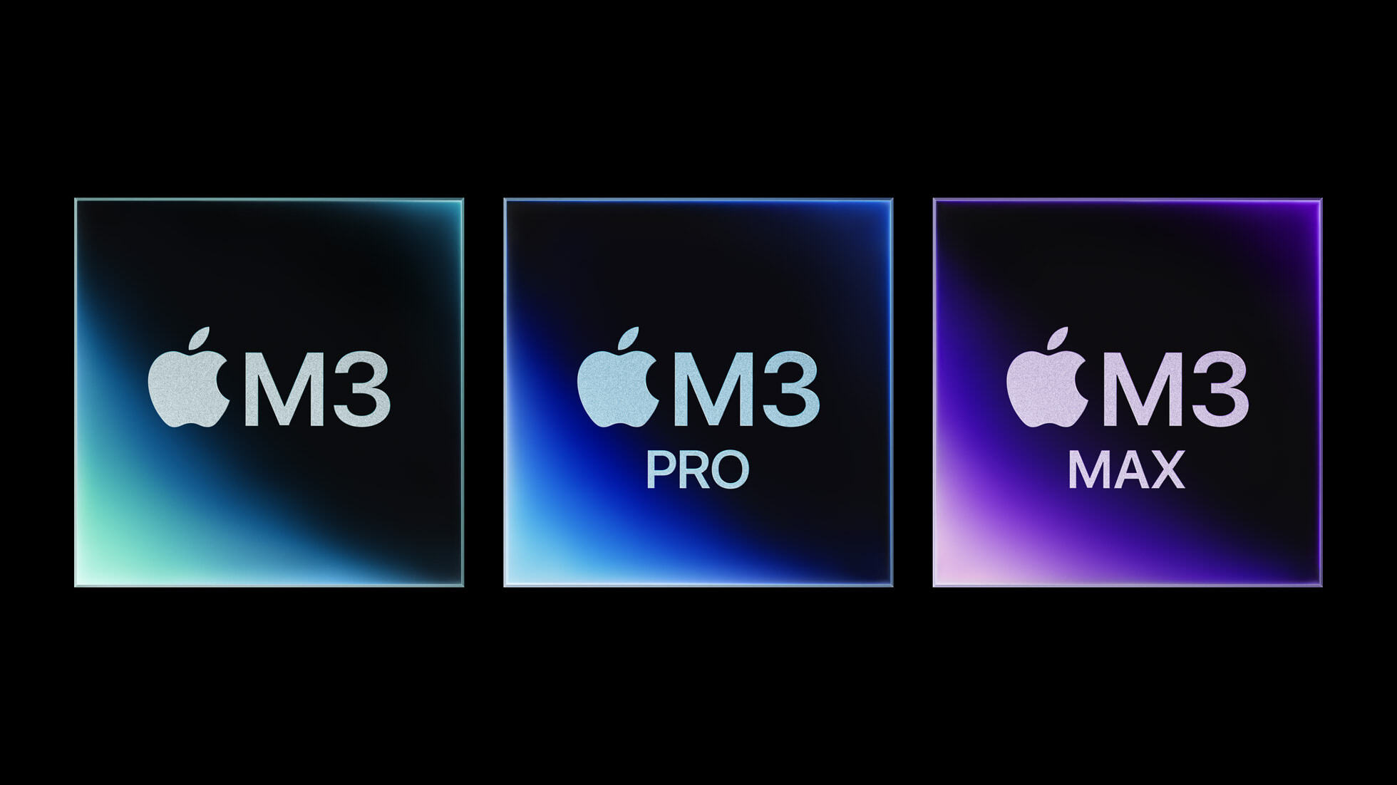 Apple        M3, M3 Pro  M3 Max