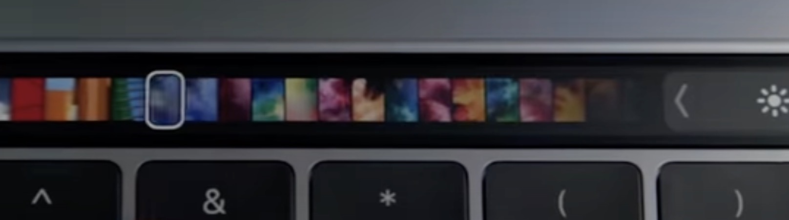  apple  macbook   touch bar 