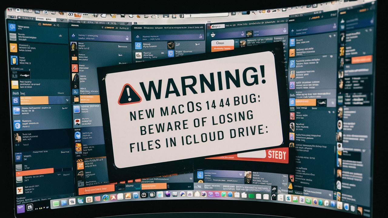  macOS 14.4:    iCloud Drive