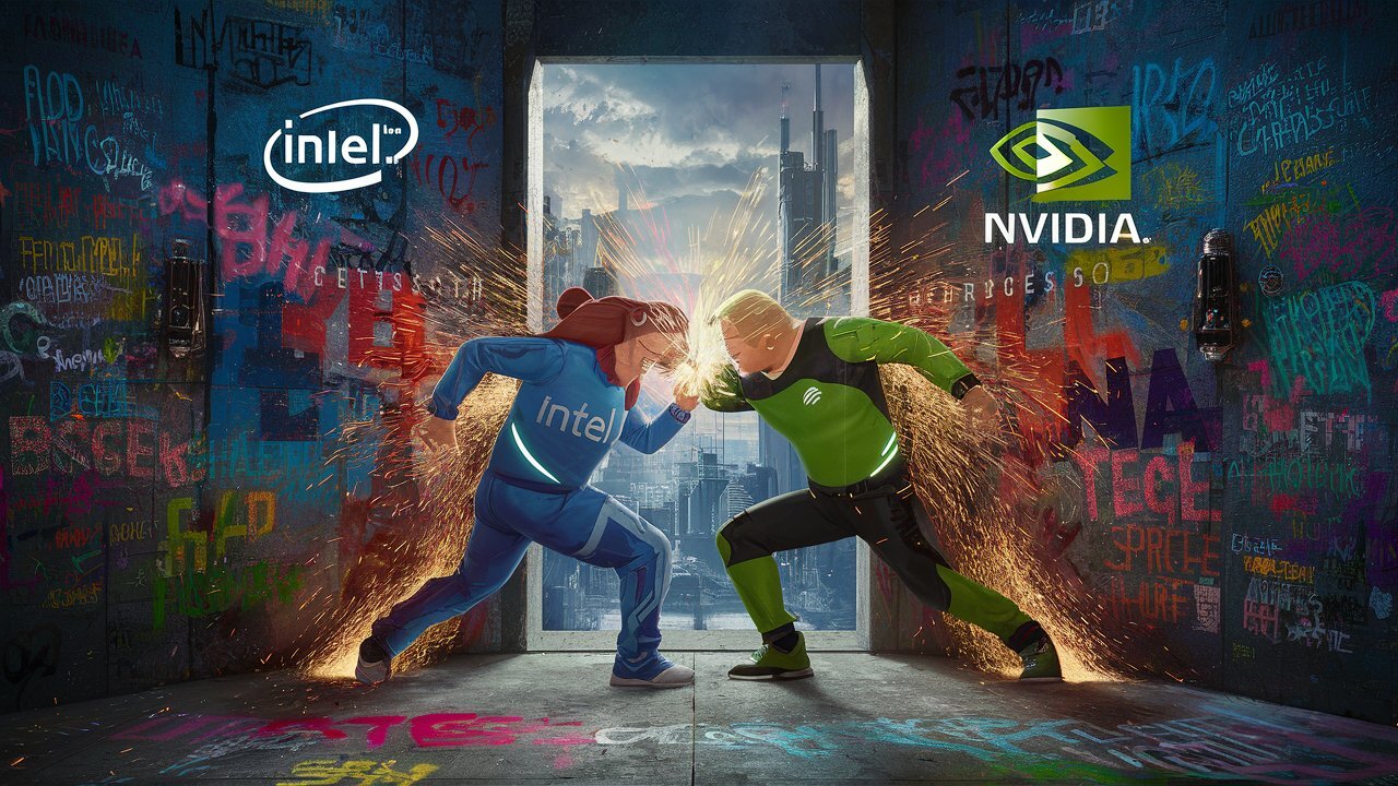 Intel  Gaudi 3:  Nvidia  