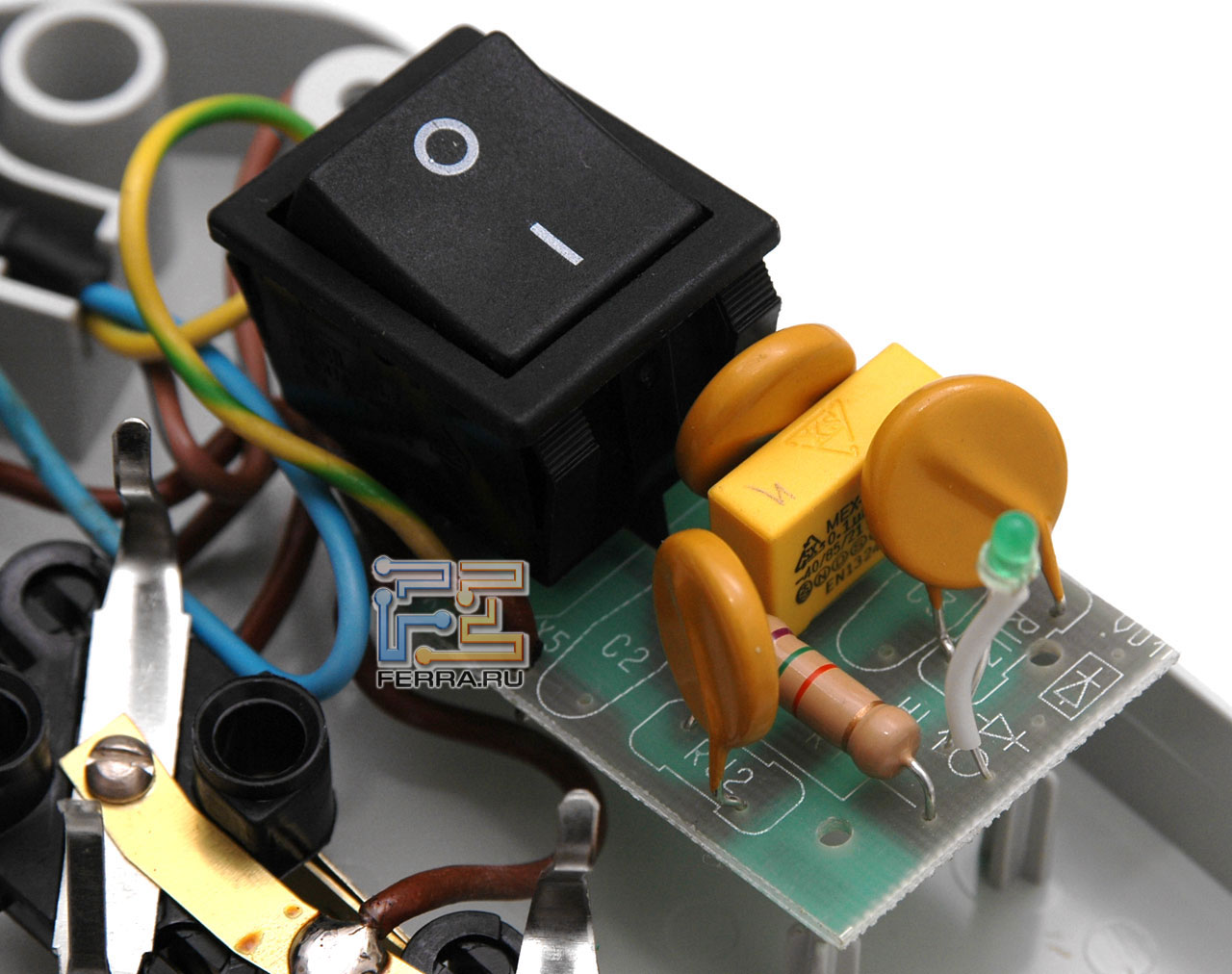 Замена кнопки сетевого фильтра