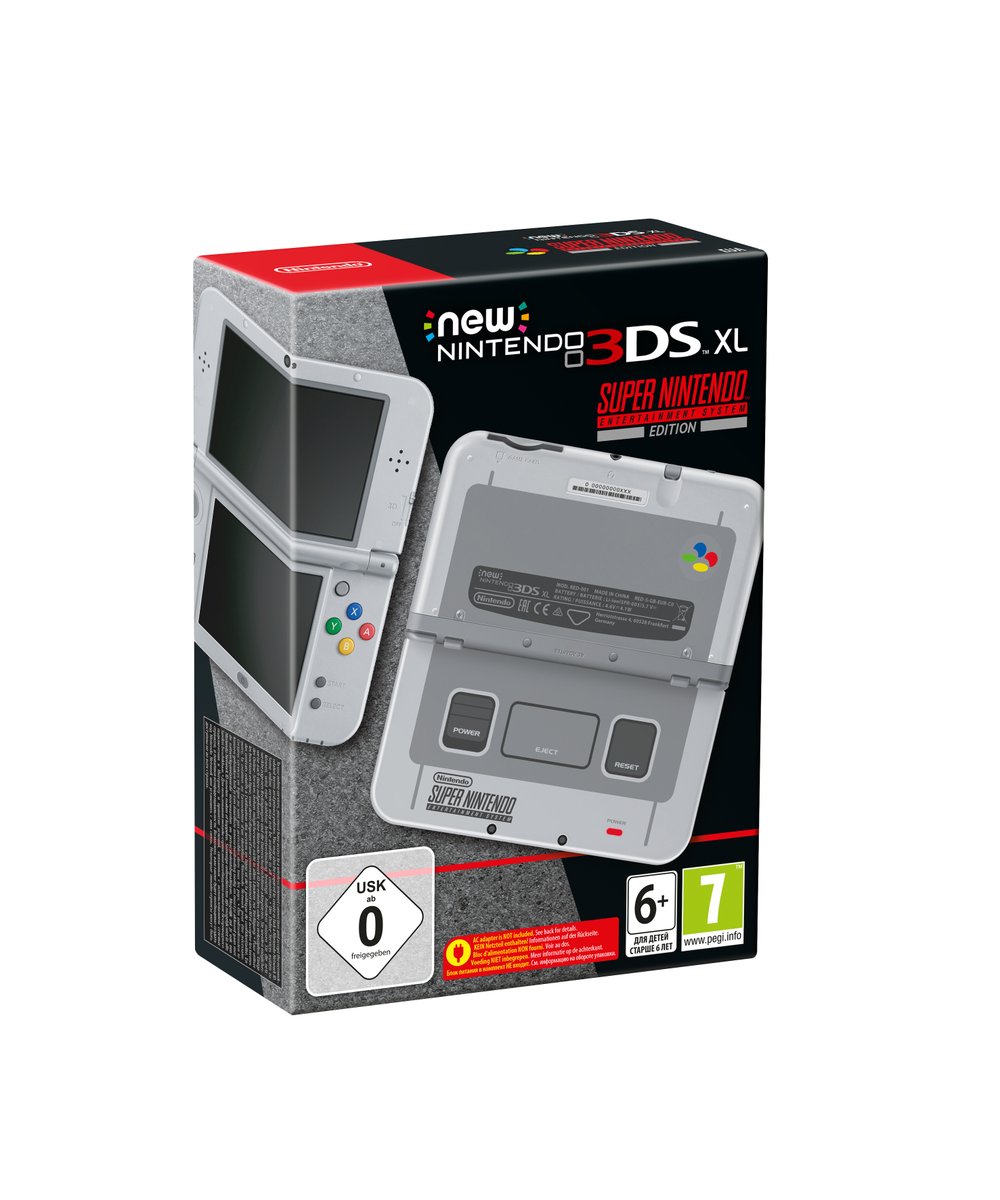 Nintendo анонсировала 3DS XL в стиле SNES