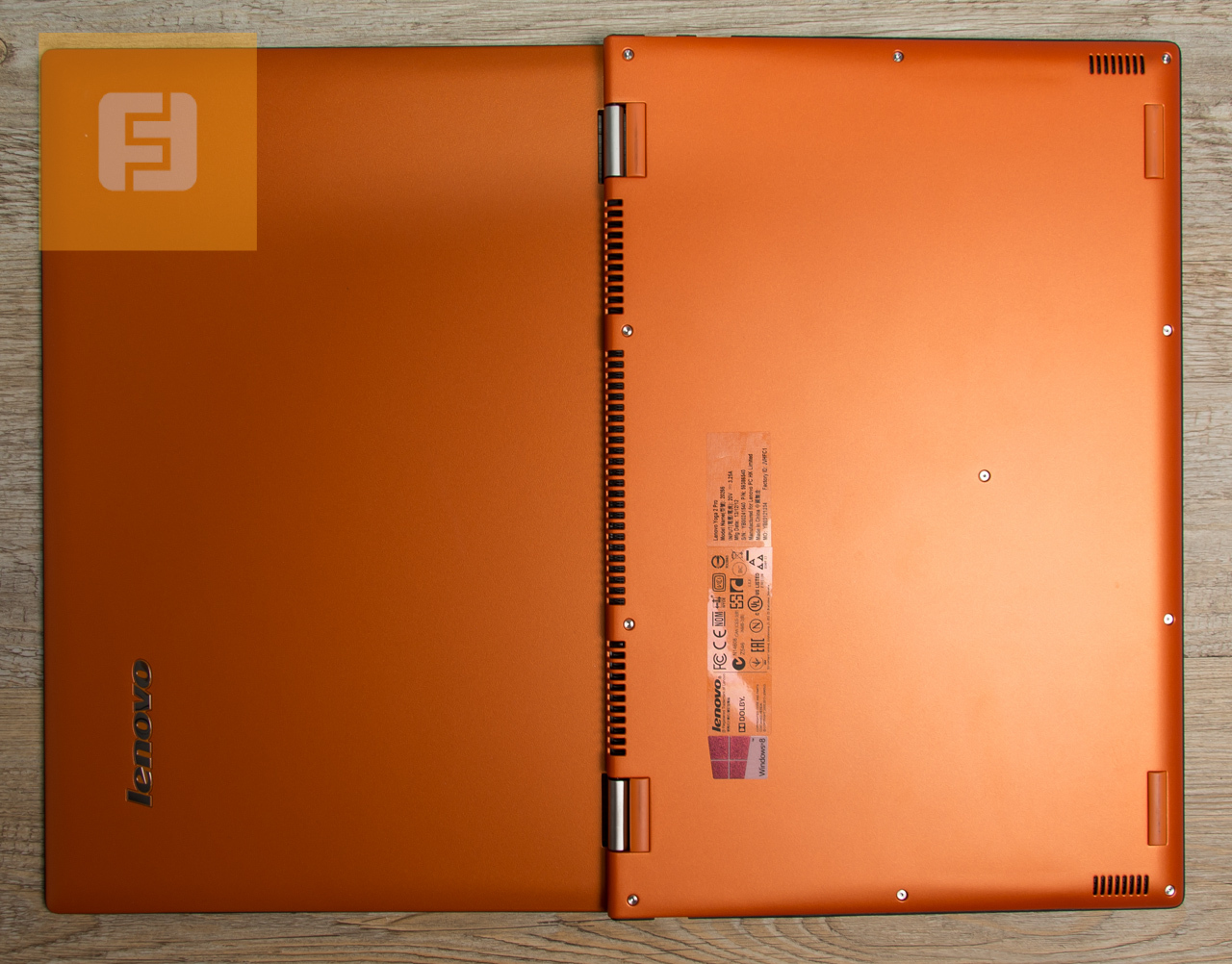 Clementine Orange With Yoga 2 Pro Sleeve