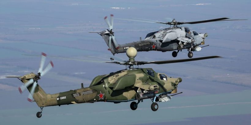Российские военные получили новейшие вертолёты Ми-28НМ «Ночной охотник»