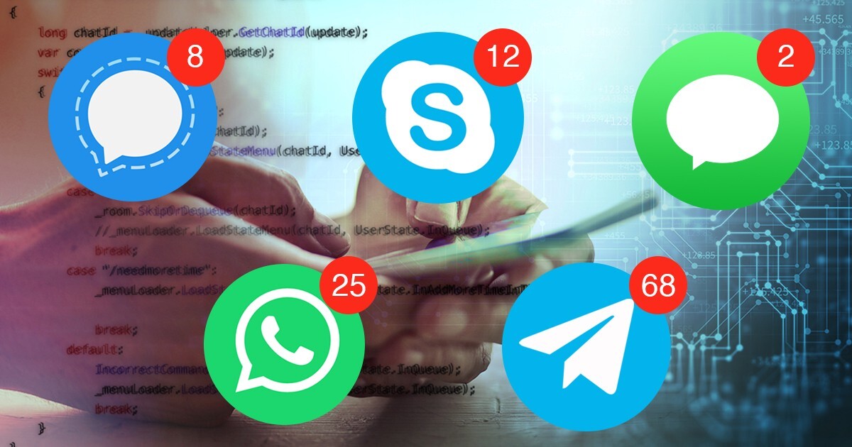 Названы восемь альтернатив мессенджерам WhatsApp и Telegram на случай нового сбоя связи