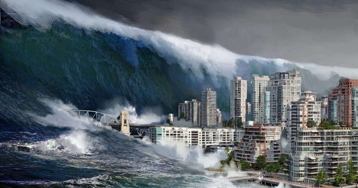 Какого размера цунами появятся из-за глобального потепления
