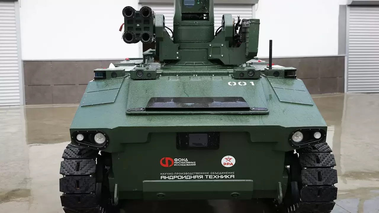 Россия завершила создание военного робота «Маркер»