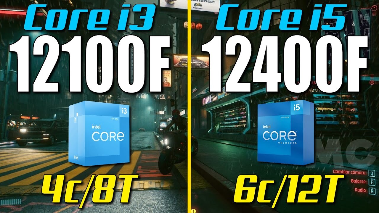 Core i3-12100F против i5-12400F: насколько велика разница в игровом ...