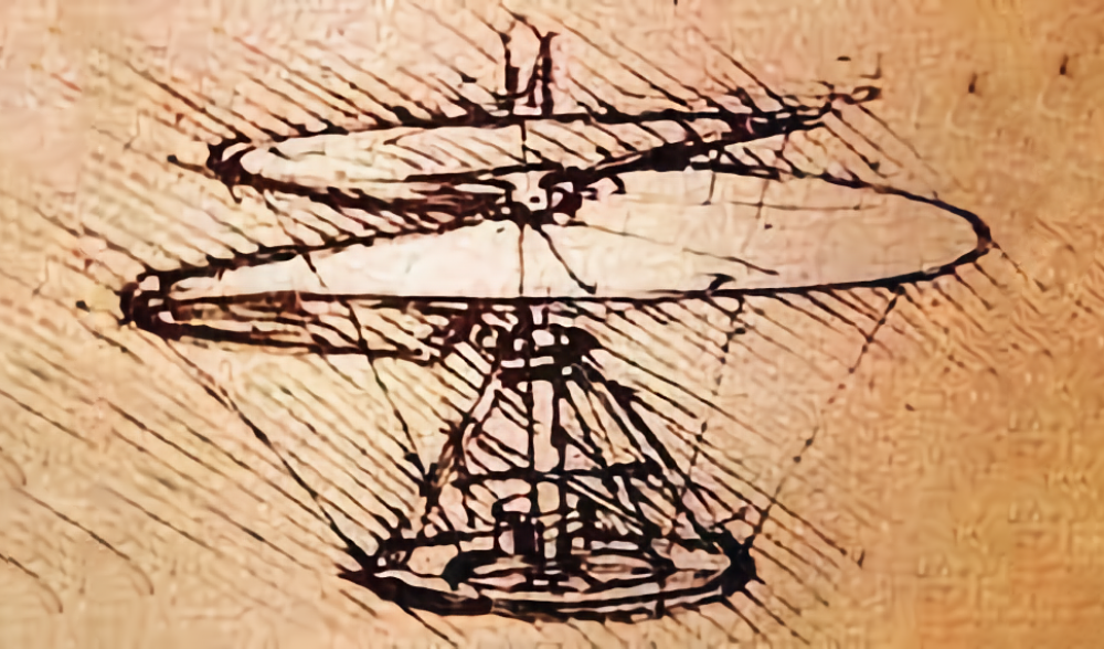 Создан рабочий летающий дрон на основе чертежей Леонардо да Винчи