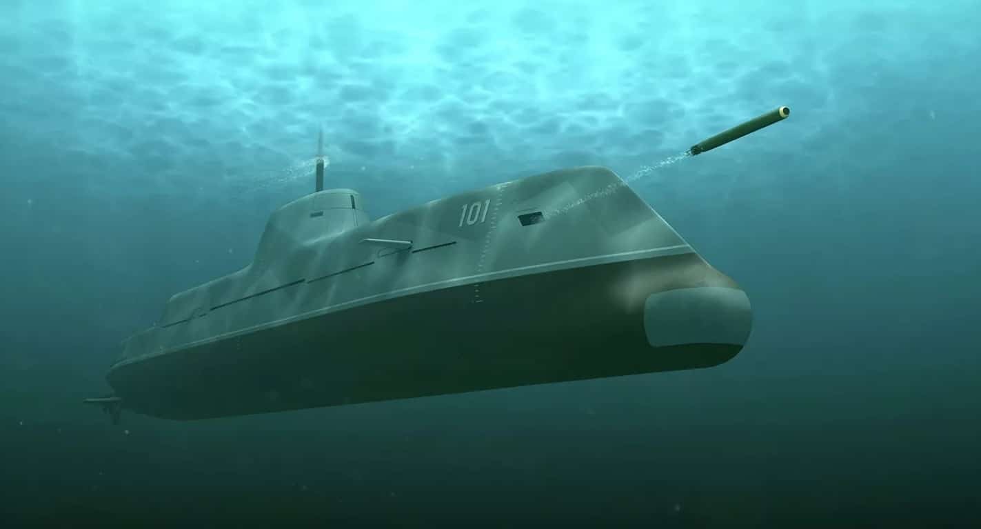 Так будет выглядеть боевой корабль России, погружающийся под воду