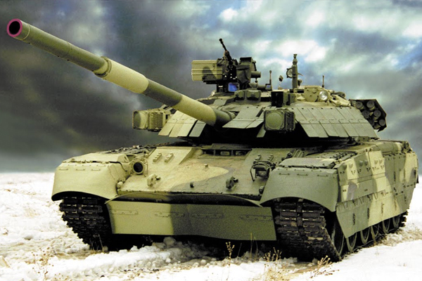 Украинский танк наехал на дружественный БМП на глазах Зеленского