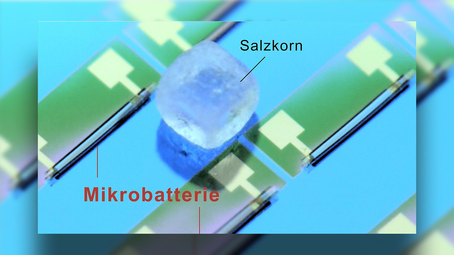 Учёные создали батарейку размером с крупицу соли