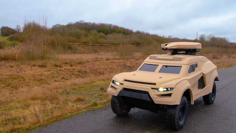 Европейская военная компания показала бронированный автомобиль со стелс-технологиями