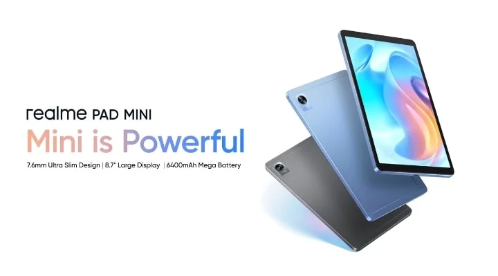 Realme представила свой первый миниатюрный планшет Realme Pad Mini