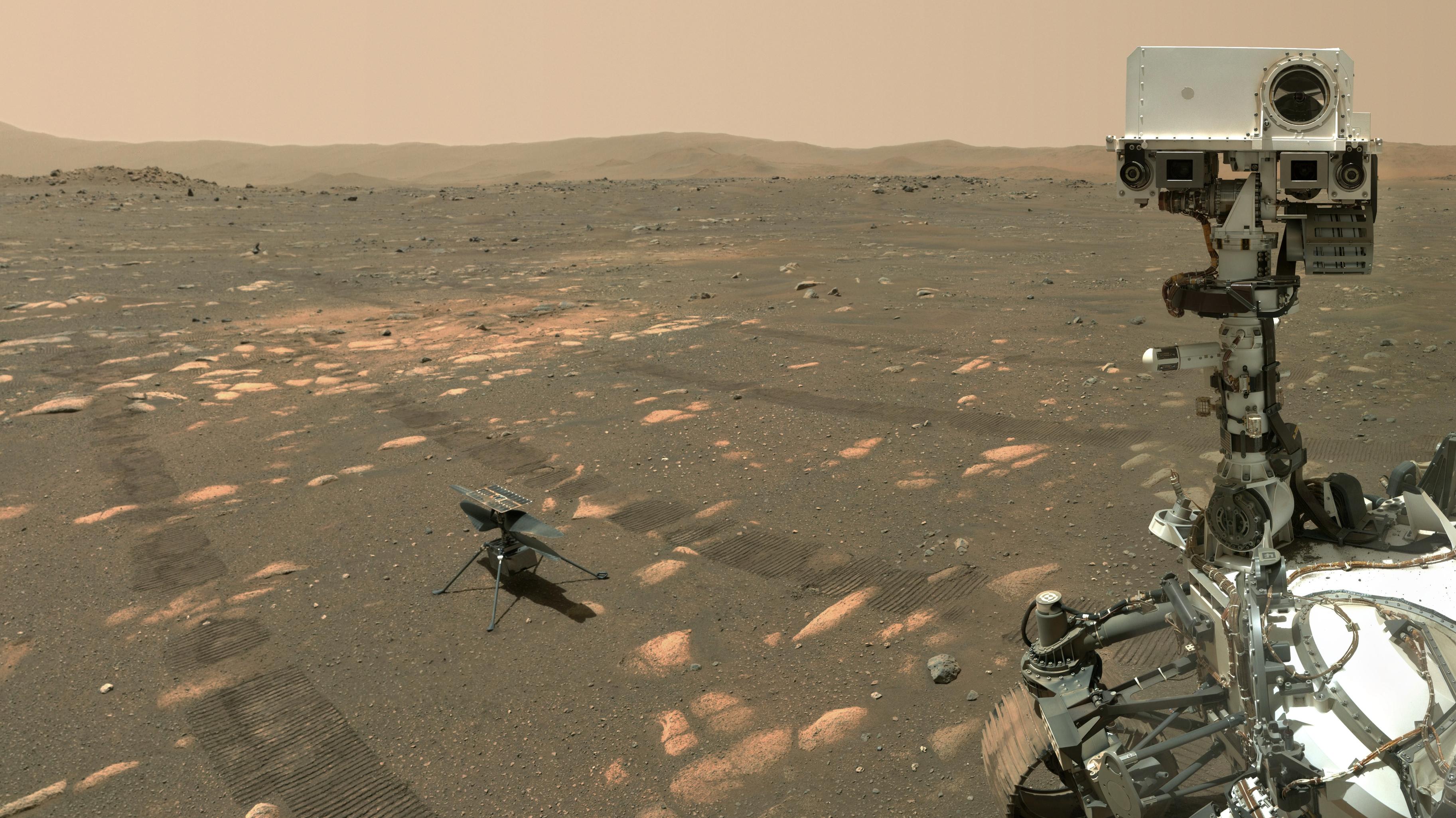Марсианский вертолет совершил первый полет марсианской зимой