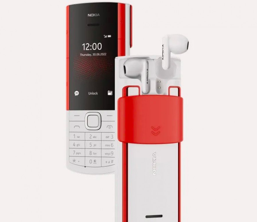 Nokia выпустила телефон со встроенными беспроводными наушниками