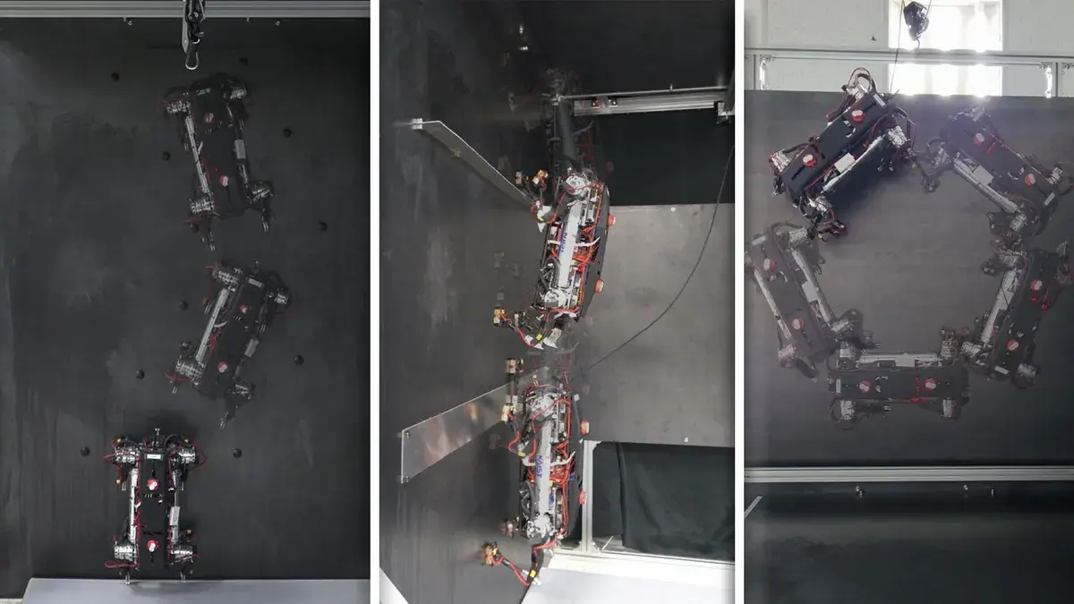 Роботы теперь могут ходить по потолку