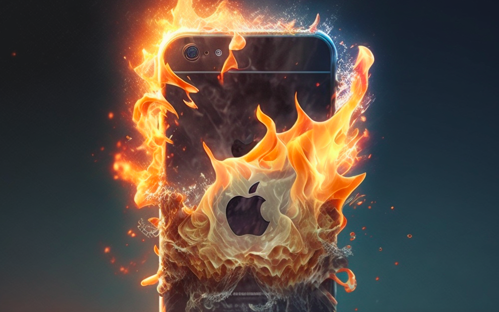 iPhone загорелся во время зарядки ночью