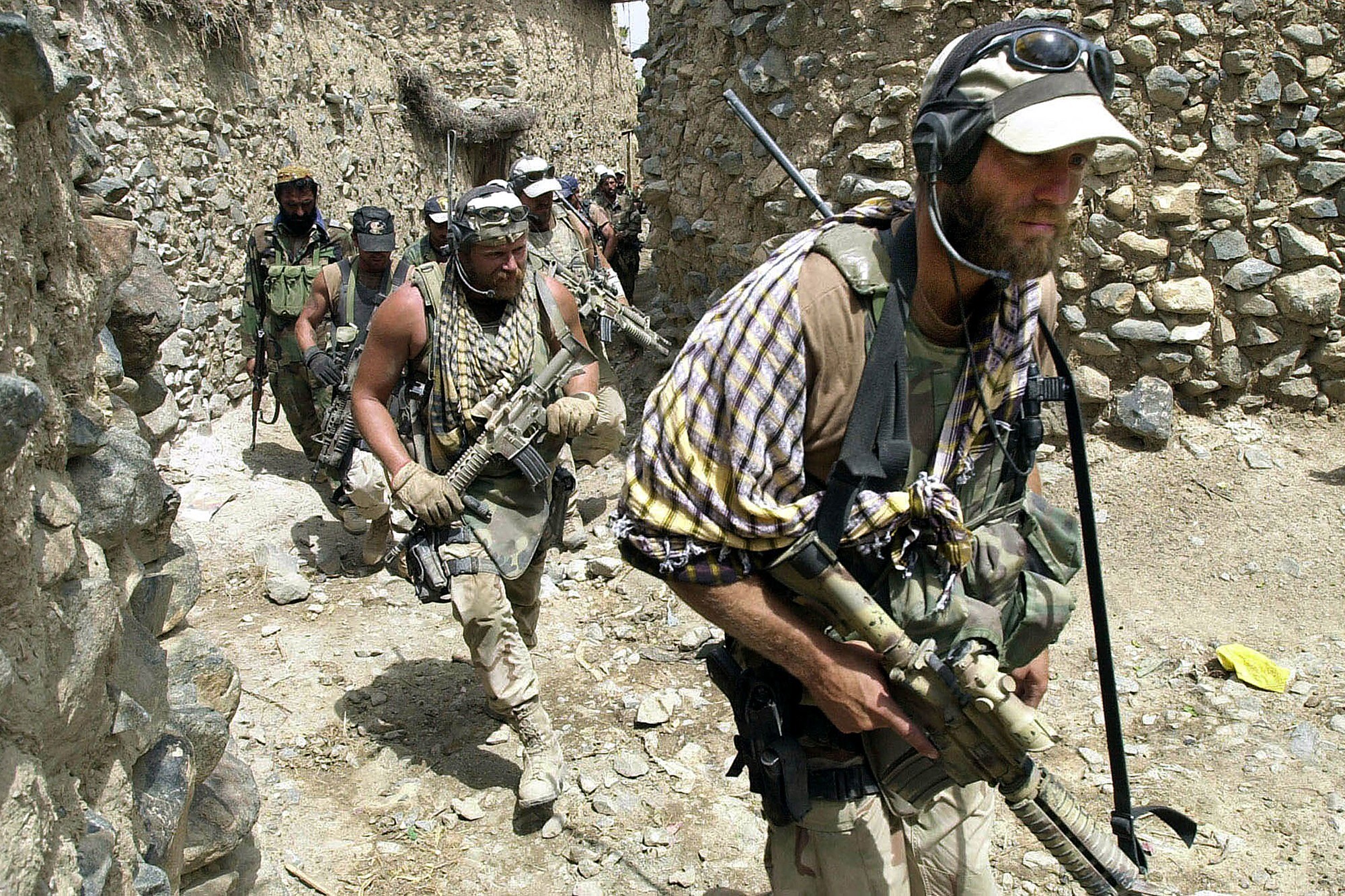 Американский спецназ в пригороде Кабула