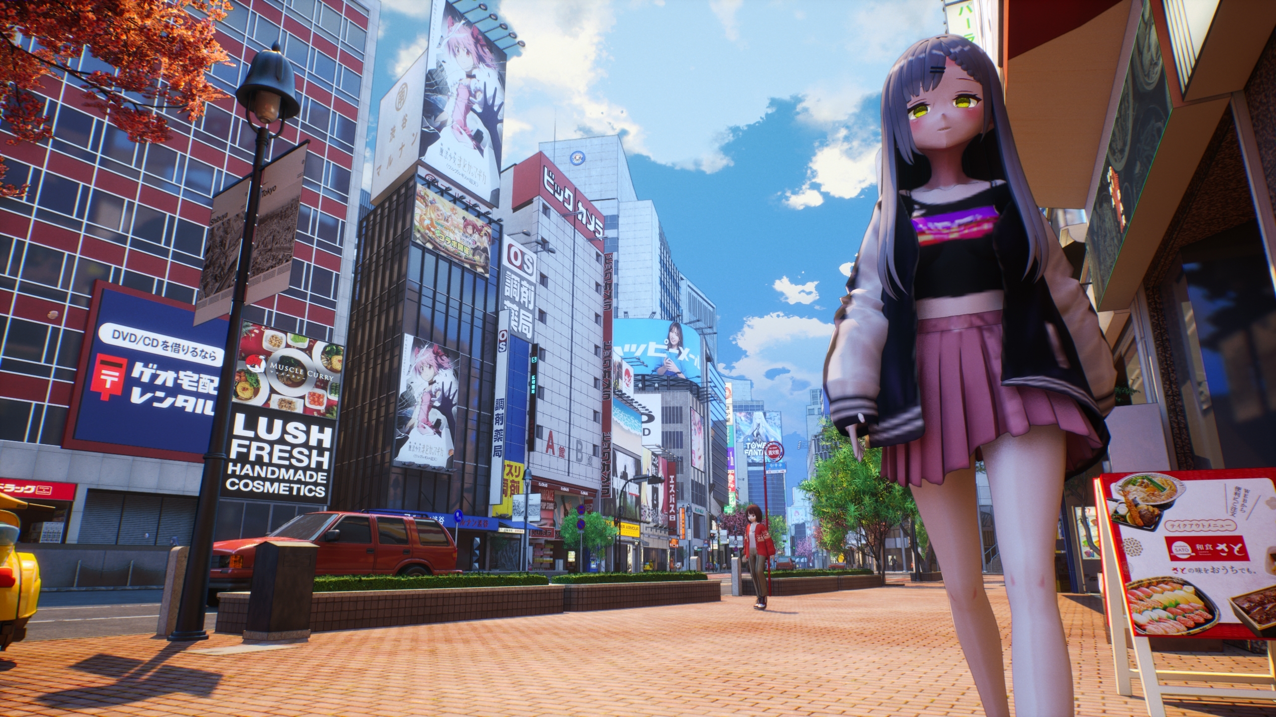 Энтузиаст подробно перенёс город Токио в компьютерную игру. С работающими магазинами и кафе