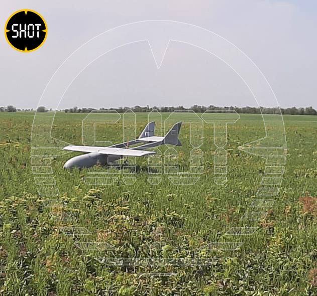 На севере Крыма упал украинский ударный дрон длиной больше 3 метров