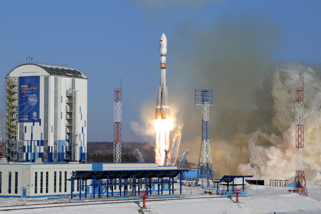 Россия запустила в космос первый радиолокационный спутник