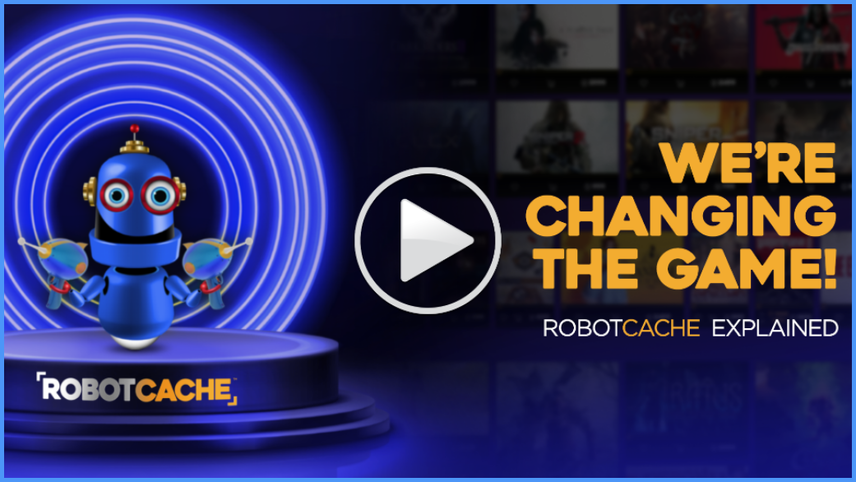 Запущен магазин видеоигр Robot Cache: можно не только покупать, но и продавать