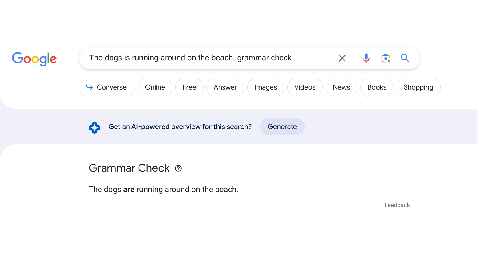 Google Поиск научился искать грамматические ошибки в запросах пользователей