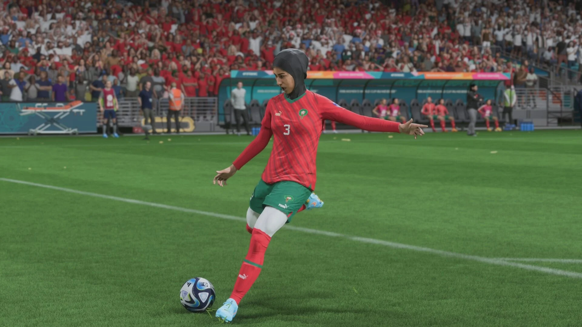 В FIFA 2023 добавили футболистку в хиджабе. Впервые в истории серии