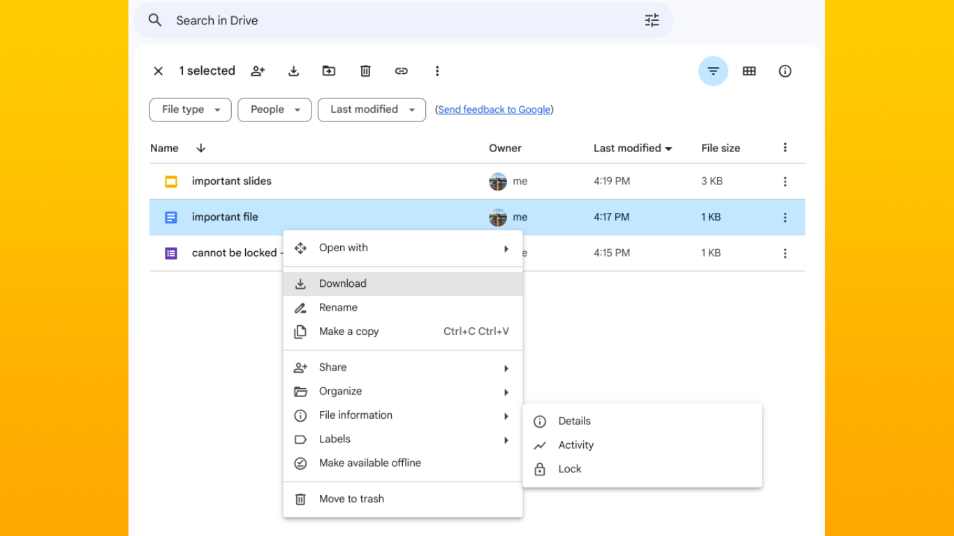 Google Drive разрешил блокировать доступ к файлам вашим коллегам