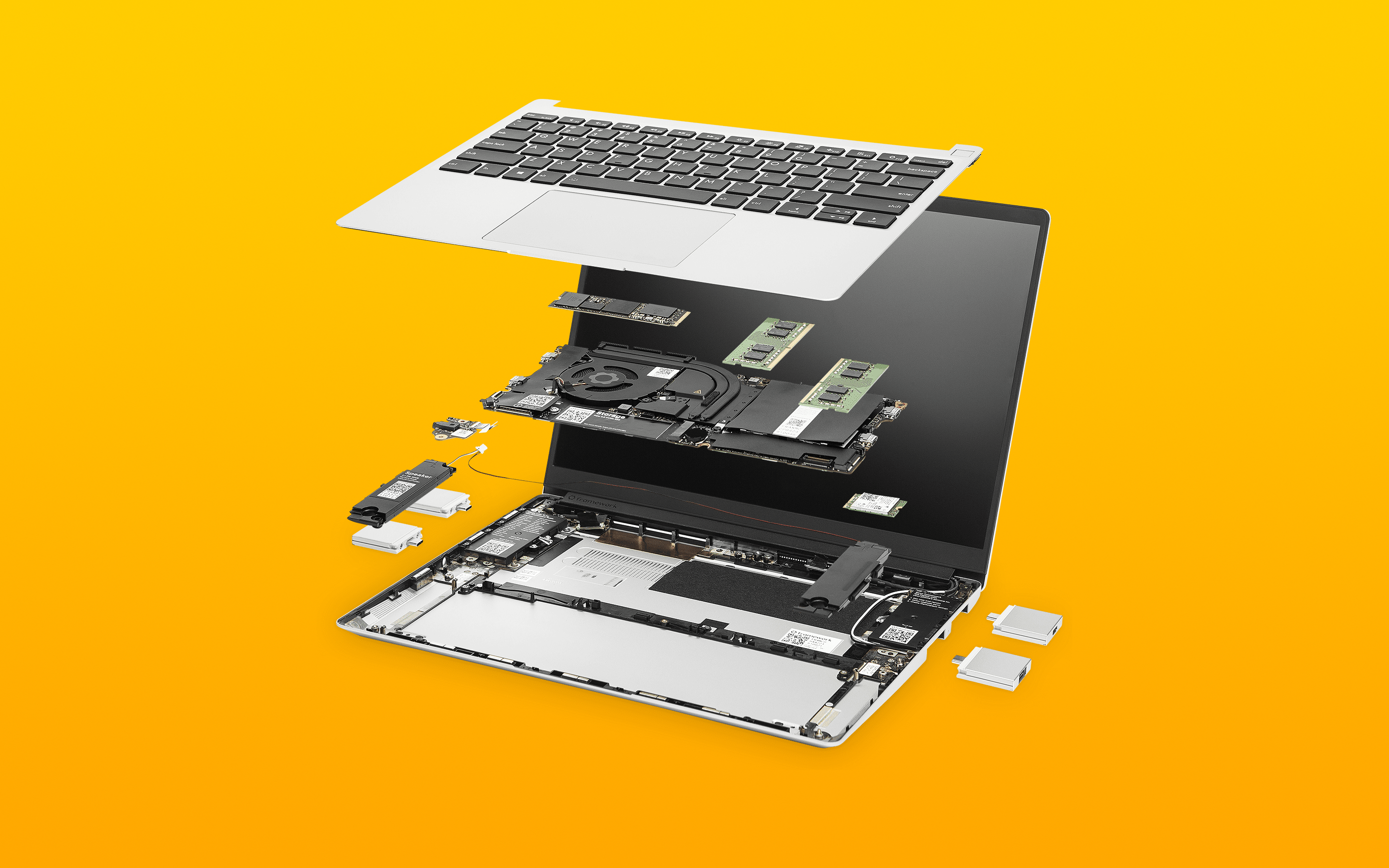 Модульные ноутбуки Laptop 13 на базе AMD Ryzen 7040 пошли в серийное производство