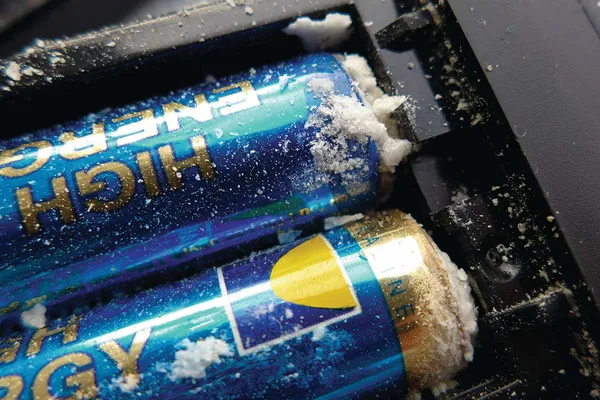 Почему старые батарейки могут протекать