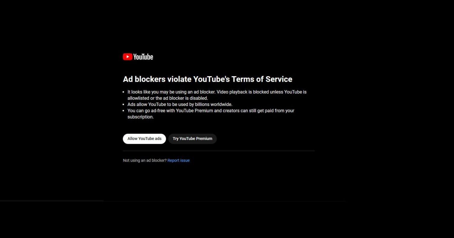 YouTube начал блокировать пользователей браузера Edge. Как так вышло и как это исправить