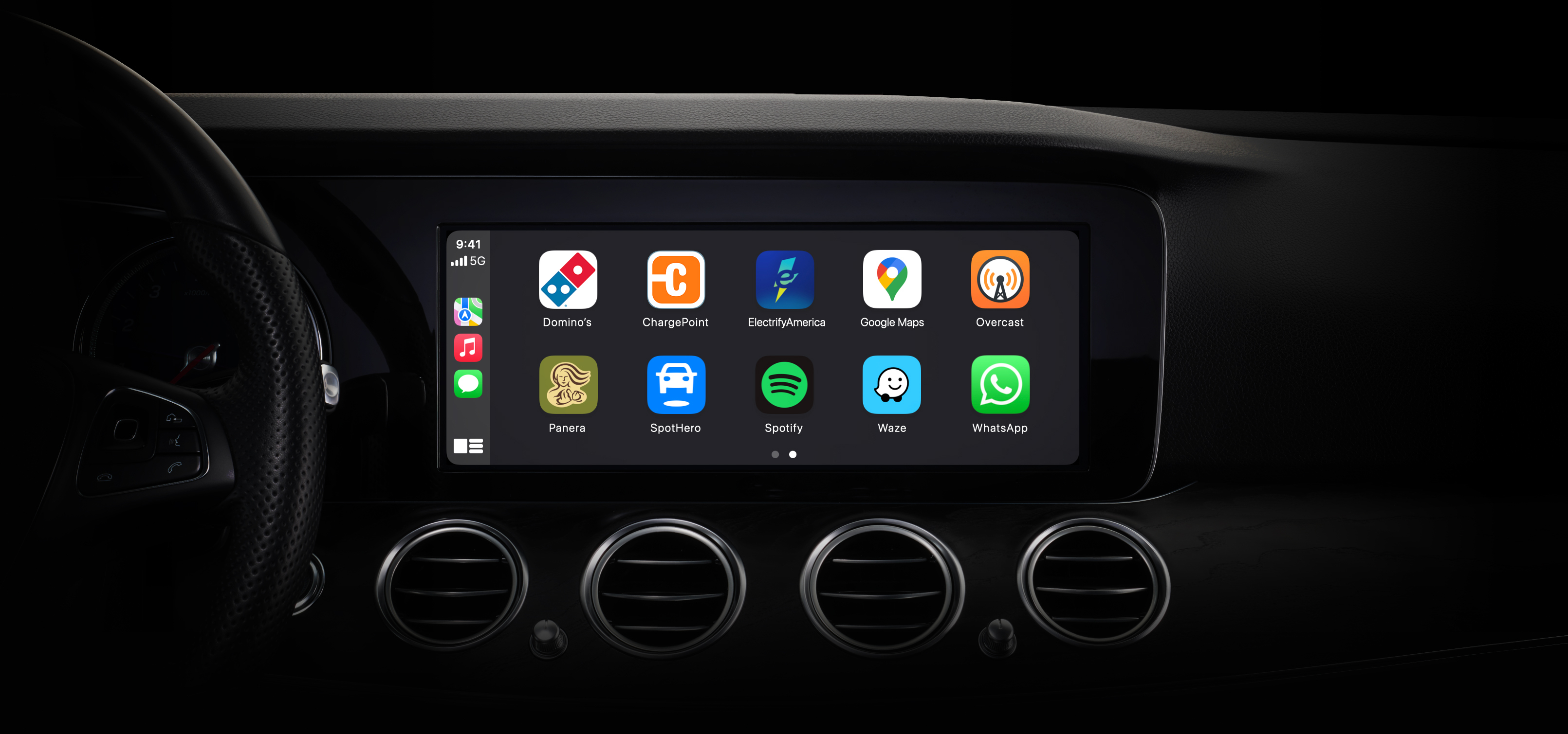 Владельцы авто с Apple CarPlay чаще всего просто слушают радио