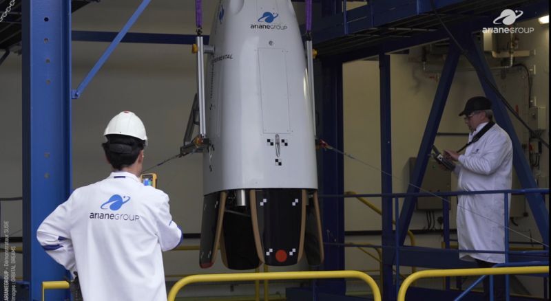 Европейская компания начала испытания демонстратора космического корабля