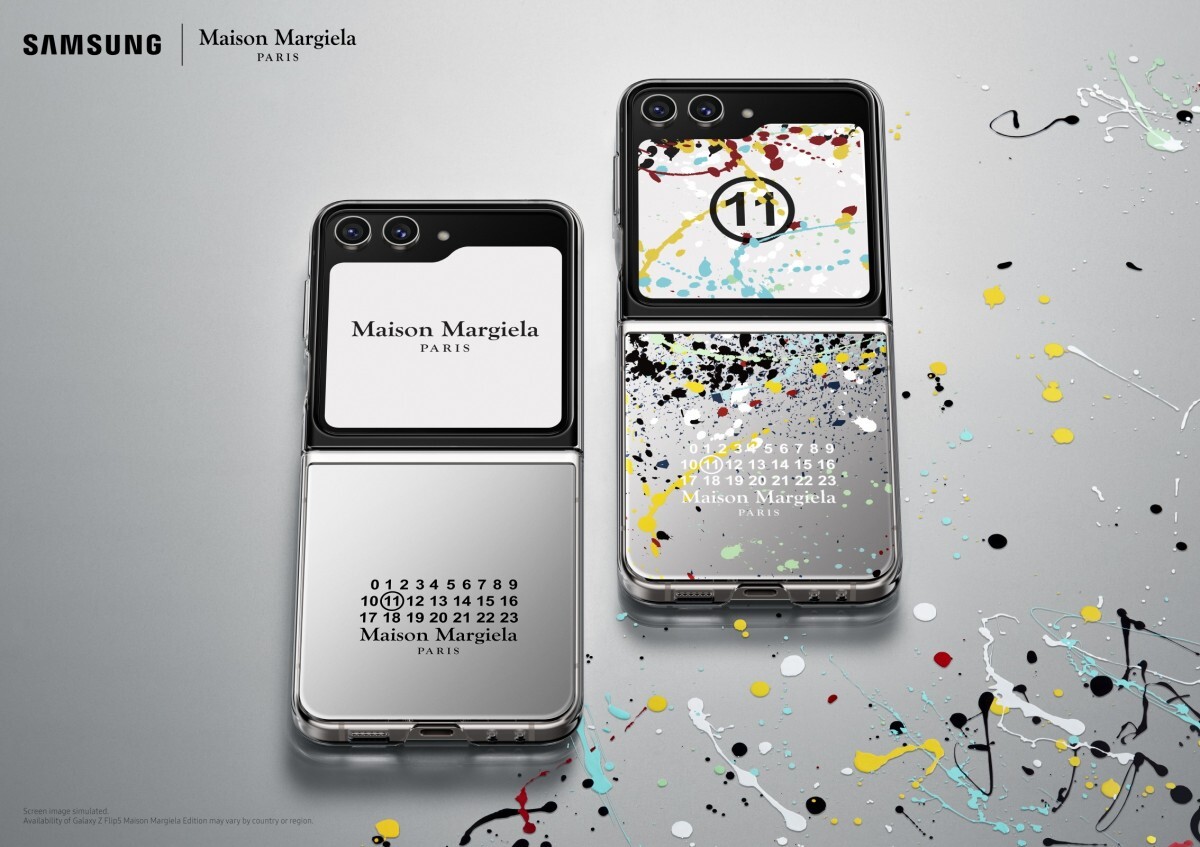 Samsung показала эксклюзивную раскладушку Galaxy Z Flip5 Maison Margiela Edition