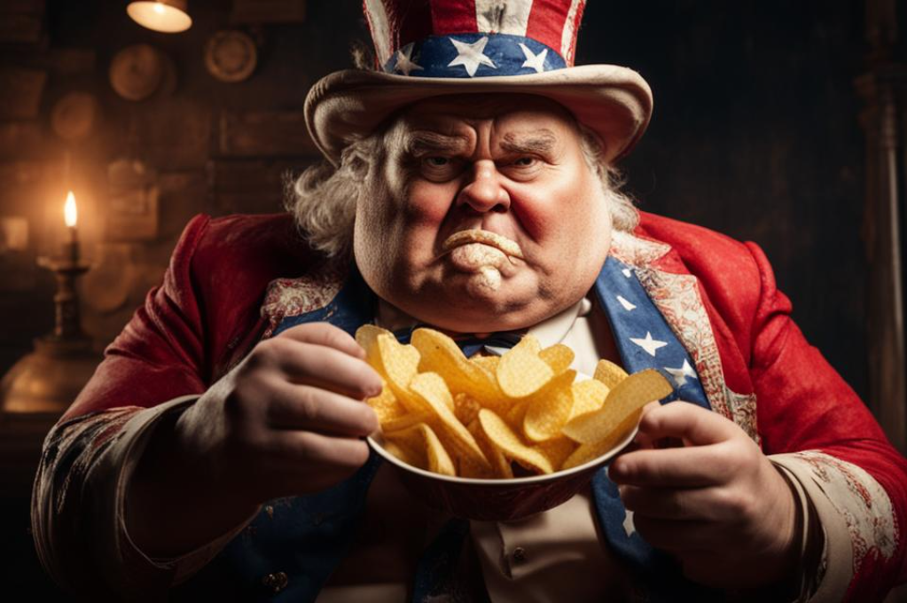 Американцы ежедневно едят на перекусах столько же калорий, сколько нужно для обычного приема пищи