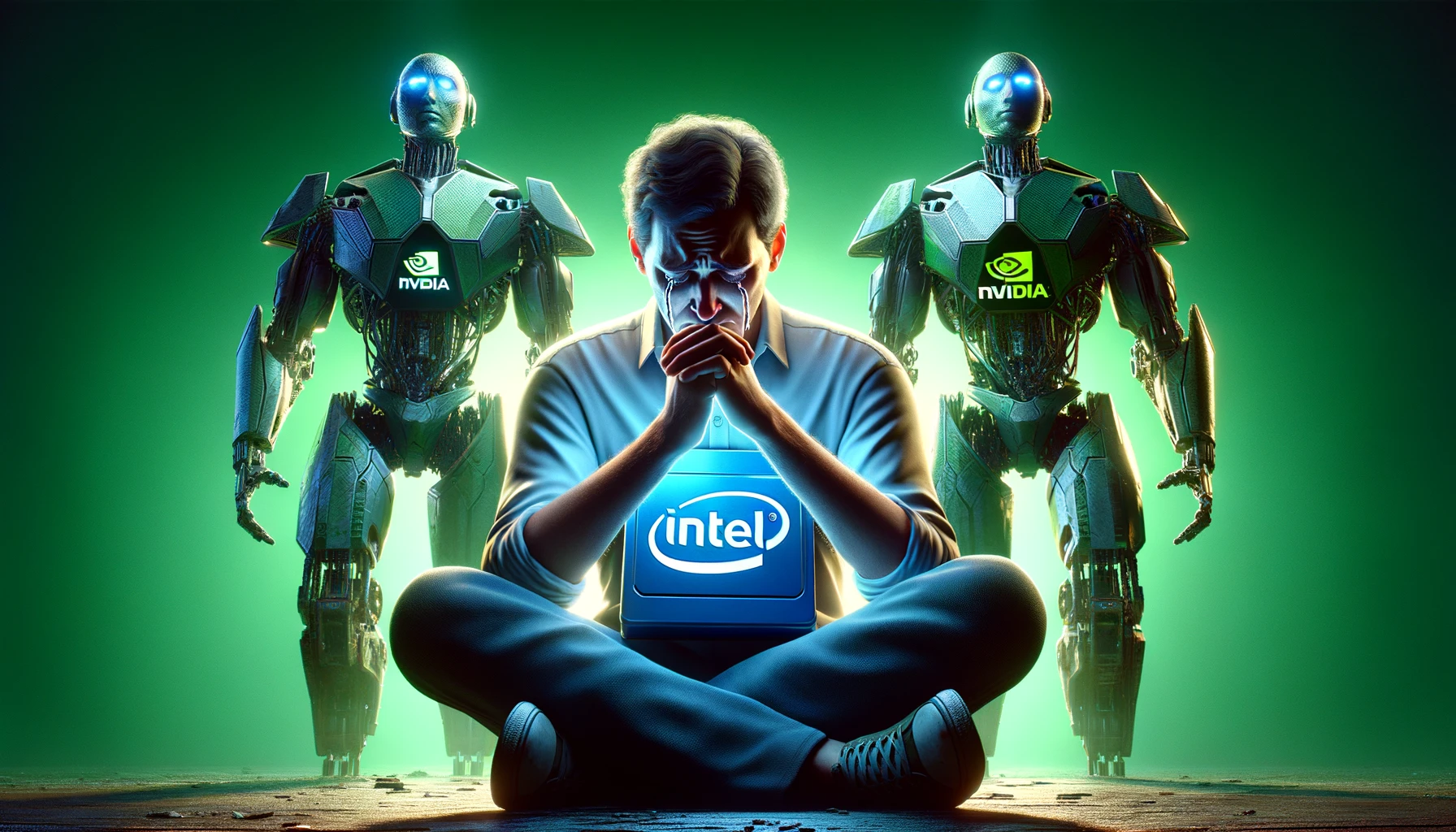Глава Intel заявил, что NVIDIA просто повезло стать лидером на рынке железа для ИИ